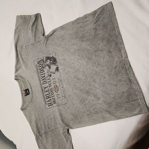 HARLEY-DAVIDSON ▪︎ Vintage TAKU H-D, Juneau, Alaska T-Shirt,  Size L